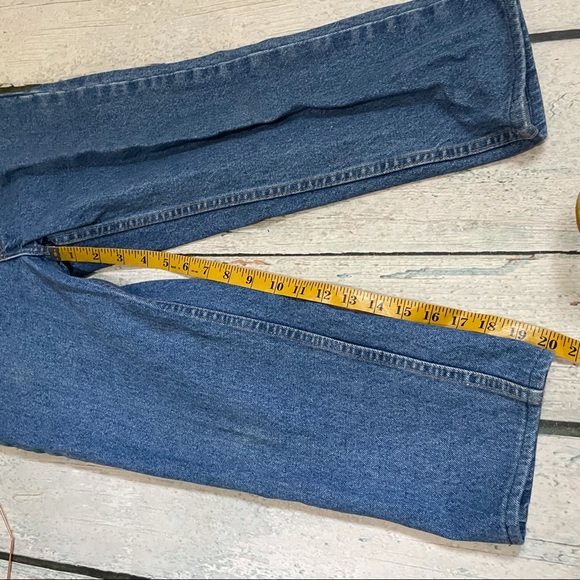 Levi’s vintage 12 orange tab jeans denim straight leg high waist blue small 4 - Picture 4 of 8